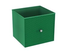 Foldable Woven Fabric Storage Cube with Handle Drawer Organizer Basket