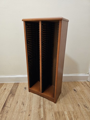 Vintage wooden rack holds - cd,