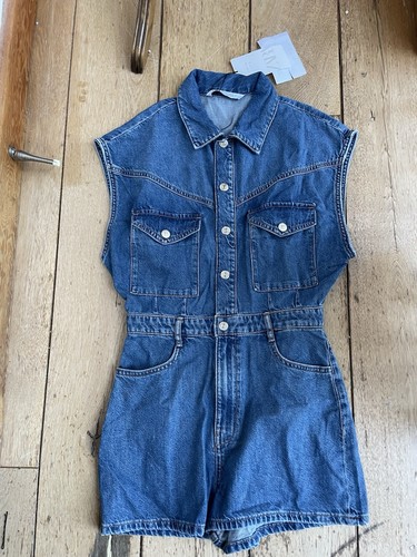 Zara washed mid blue - washed, denim
