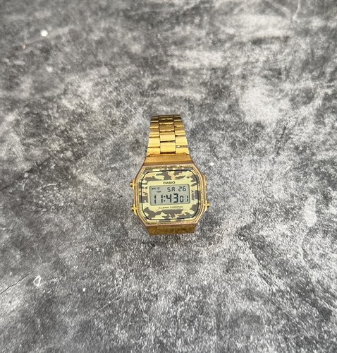 Casio a168we 3298 camo face - camo,