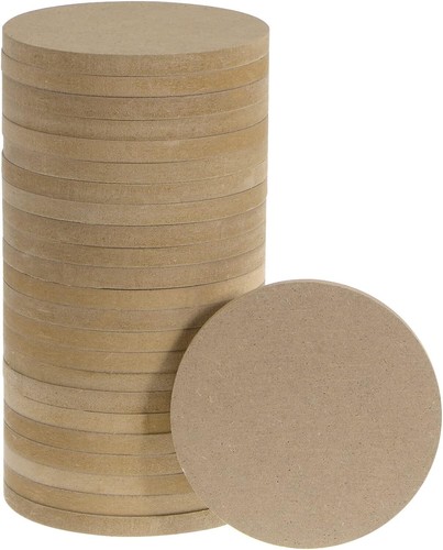 Pack 4in unfinished wooden - 24,