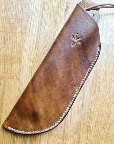 Leather belt sheath for silky - belt,