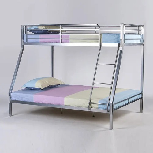 Silver triple bunk bed - bunk, sleeper
