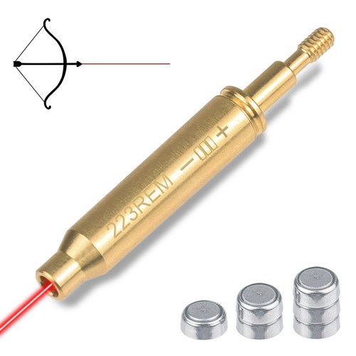 Red laser sighting tool - red,