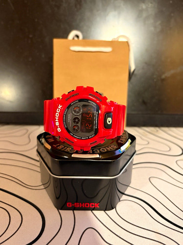 Casio shock red - red, digital