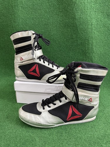 Reebok boxing boots - reebok, silver
