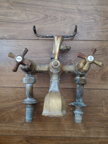 Vintage solid brass - vintage, bath