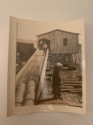 Oa7 vintage 1940s lumber yard - 1940s,