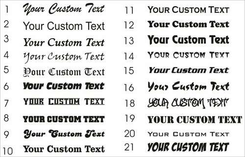 50mm boat car - custom, vinyl
