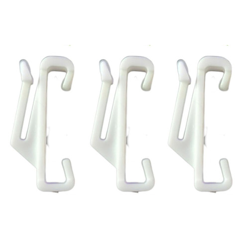 Nylon plastic track rail hooks - nylon,