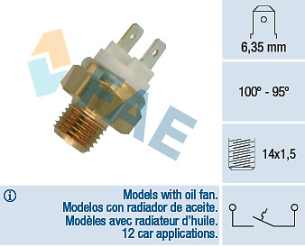 Temperature switch radiator - temperature,
