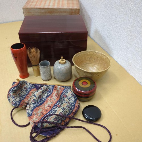 Wood lacquer tea - tea, set