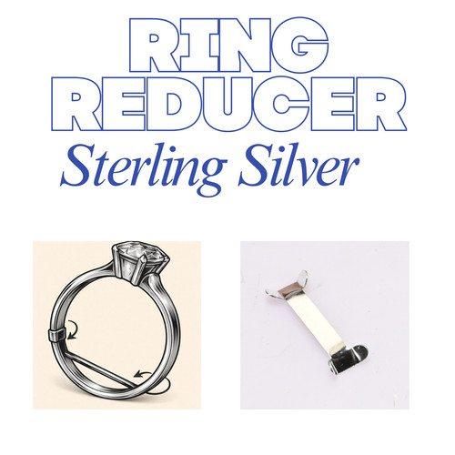 Sterling silver 925 ring - silver, clip