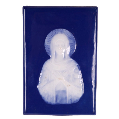 Limoges porcelain madonna - porcelain,