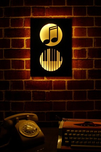 Piano music decorative - music,