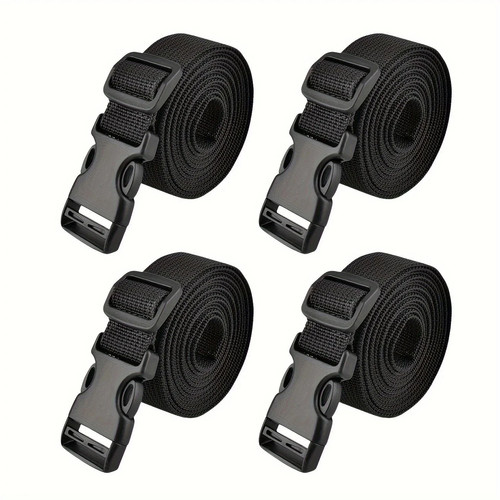 Pcs black suitcase straps - 4,