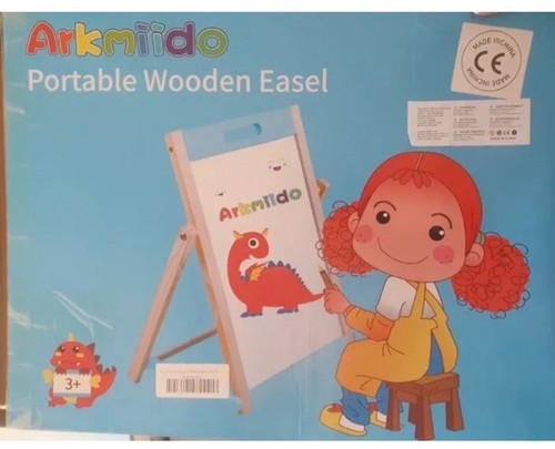 Kids wooden easel drawing art - easel,