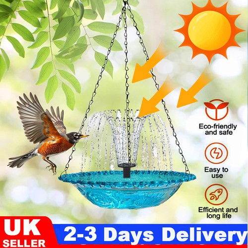 Solar hanging bird feeder - hanging,