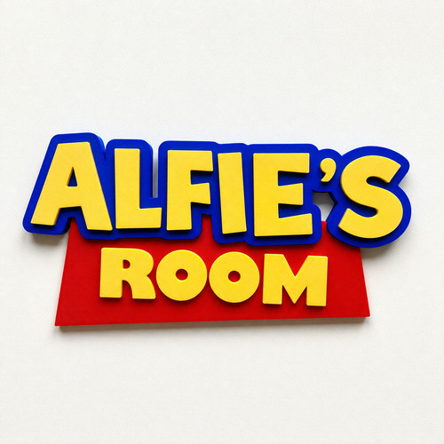 Personalised kids name door - kids,
