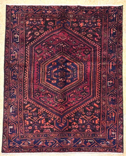 5x7 vintage zanjan rug - 5x7,