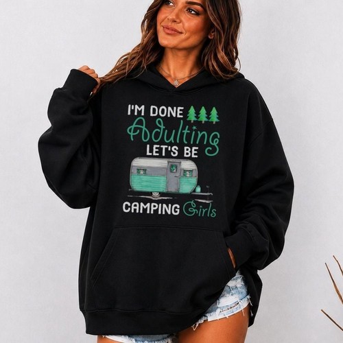Camping trailer hoodie - camping,