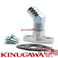 Turbo oil drain - drain, flange