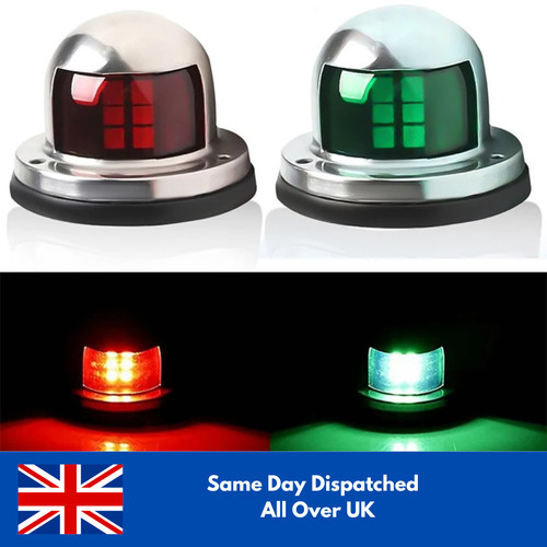 2pcs 12v green red - green, led