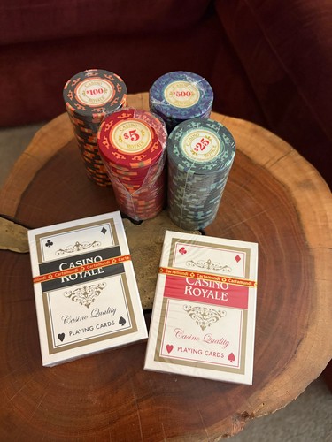 Casino royale poker chips set - casino,