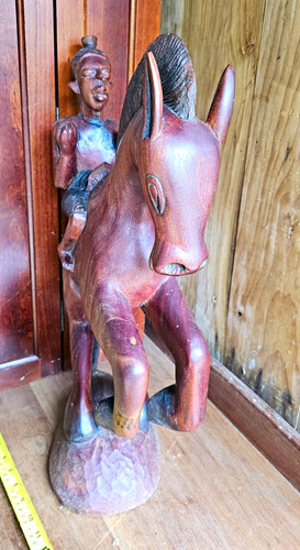 Large vintage african hand - vintage,