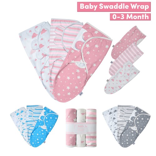Cotton baby swaddle wrap - swaddle, 0-3