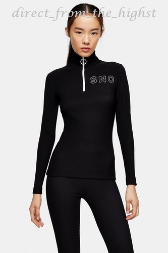 Topshop sno black ribbed - *black*,