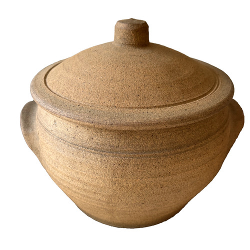Leach stoneware casserole - leach,