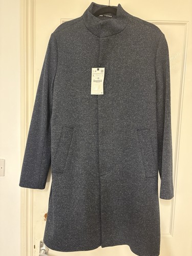 Brand new zara men coat - new, navy