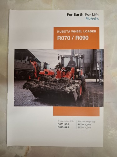 Kubota r070 r090 wheel loader - kubota,