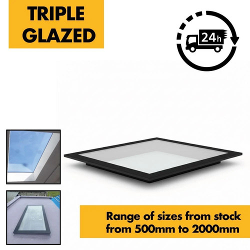 1000mm flat roof - 1000mm,