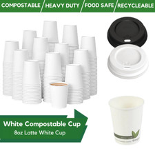 Compostable Coffee Cups & Lids