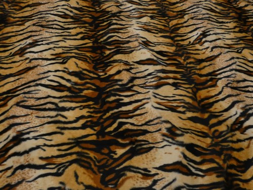 Animal print faux fur velvet - animal,