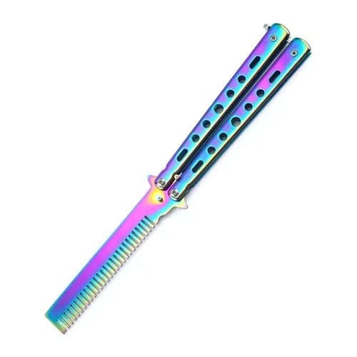 Foldable comb stainless steel - comb,