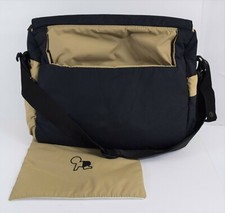 Travel Delight Changing Bag with Changing Mat in Taupe and Black
