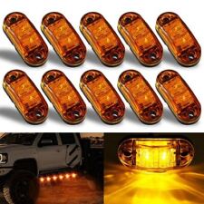 10X Amber Marker Side Led Trailer Truck Lorry Recovery Position Lights 12V 24V