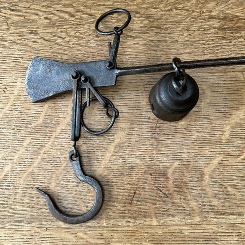 Antique iron hanging - iron,
