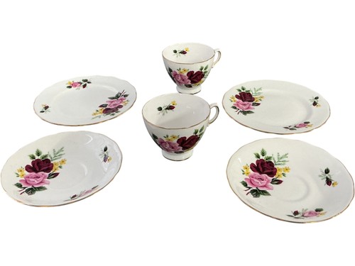 Queen anne bone - china, floral