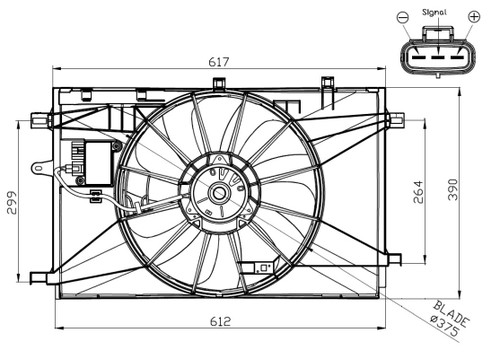 New fan radiator - radiator, for