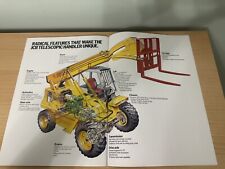 JCB BROCHURE THE 520 JCB TELESCOPIC HANDER NEW ORIGINAL 24 PAGES BROCHURE 1978