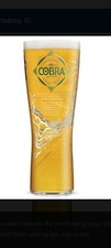 2 x Cobra Pint Glasses 20oz