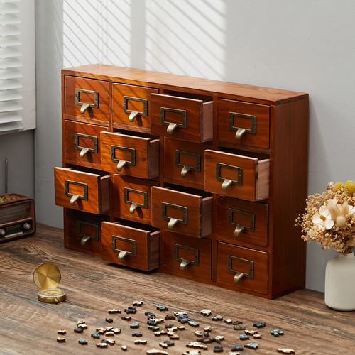 Drawer wooden apothecary - 16,
