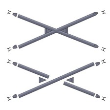 OMP Universal Cross Door Bars