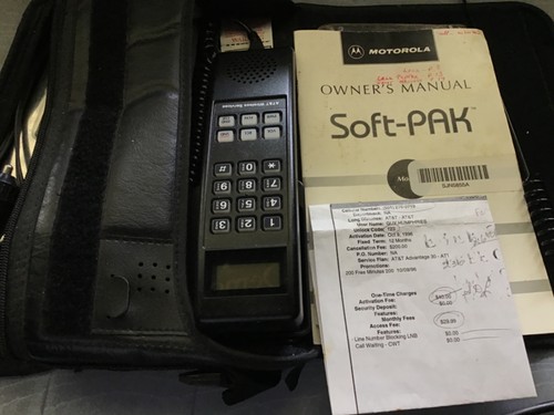 Vintage motorola bag phone - vintage,