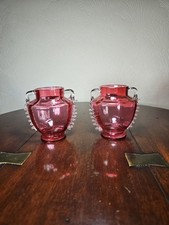 Antique Pair Hand Blown