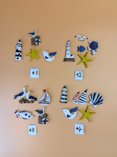 Nautical refrigerator magnets - nautical,